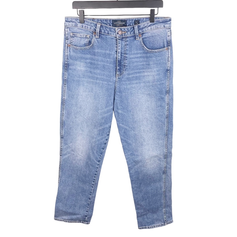 Lucky Brand The High Rise Tomboy Straight Tapered Leg Denim Jeans Size 10/30